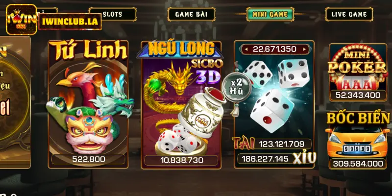 Hướng dẫn chơi Ngũ long Sicbo 3D iWin Club Hiệu Quả Cao 4 Ngũ Long Sicbo 3d IWIN CLUB