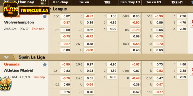 Thể thao IWIN CLUB sân chơi cá cược hấp dẫn bậc nhất 2 Thể Thao IWIN CLUB