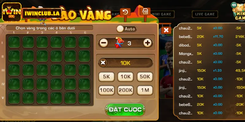 Đào vàng IWIN CLUB