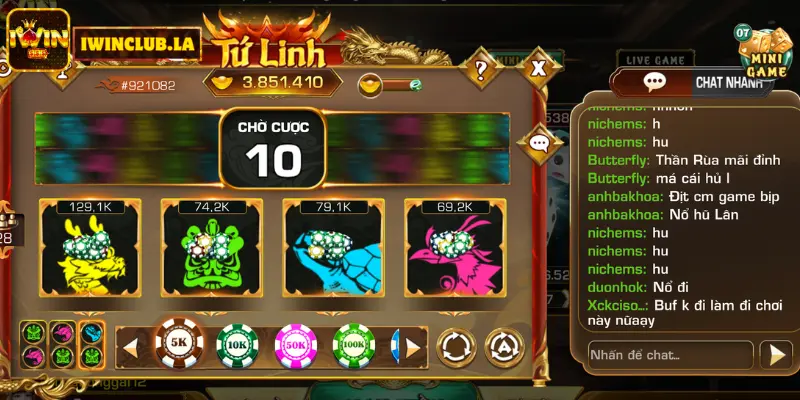 Kho Báu Tứ Linh IWIN CLUB Chơi Nhiều Thắng Nhiều Đủ Chỉ Tiêu 6 Kho Báu Tứ Linh IWIN CLUB